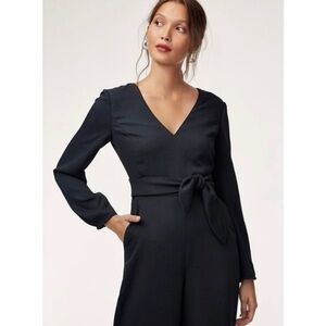 Aritzia Wilfred Coulement Black Jumspuit/Romper